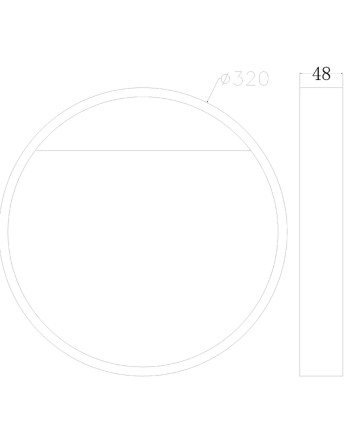 ***OFER/DES*** CYCLE * APLIQUE EXTERIOR LED IP65 - 12W - 3000K